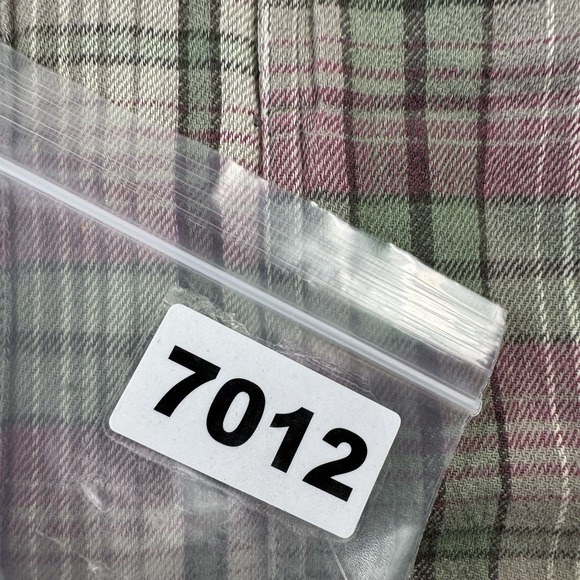 RRL Ralph Lauren Green Pink Twill Checked Dual Pocket Button Front Size 2XL NWT - Picture 6 of 6